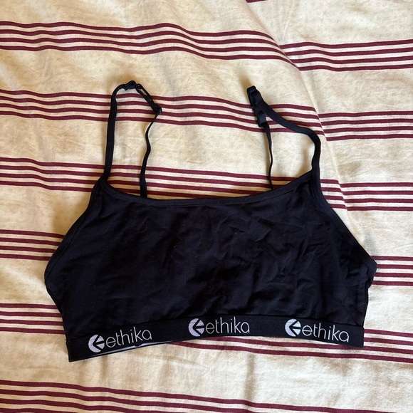 Ethika Classic Black Bralette - Picture 1 of 2